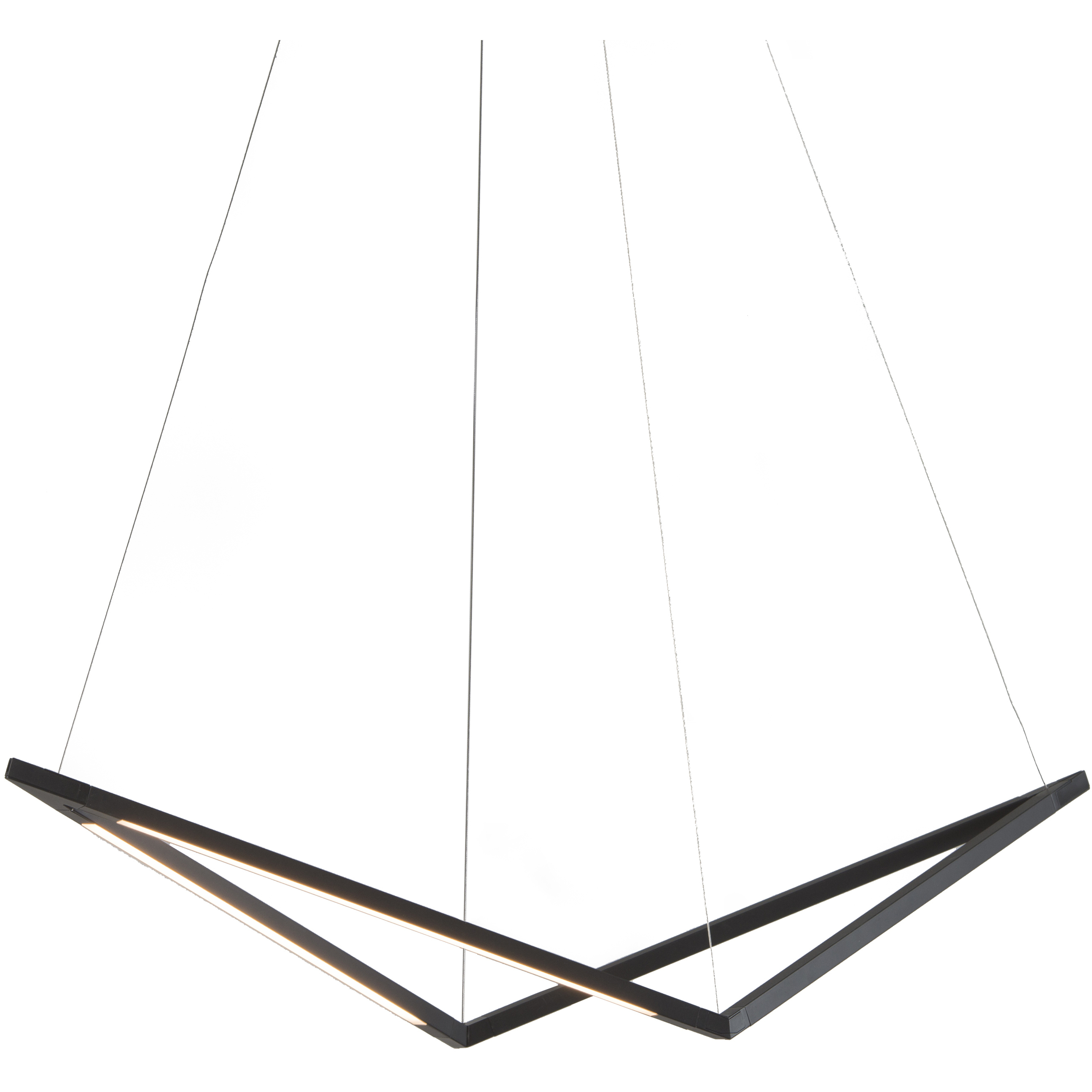 Z-Bar LED 10.5 inch Matte Black Pendant Ceiling Light, Bird